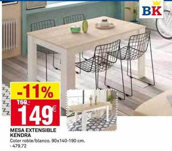 Bricoking Mesa extensible kendra oferta