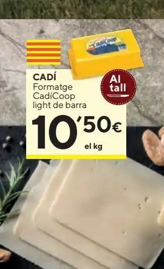 Caprabo Cadi barra light gran cadicoop al peso oferta