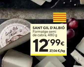 Caprabo Sant gil albio queso semi cabra s.gil 480gr oferta