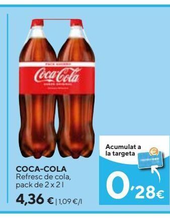 Caprabo Refresco de cola coca-cola oferta