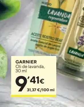 Caprabo Garnier aceite de lavanda 30 ml oferta