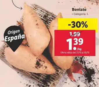 Lidl Batata oferta