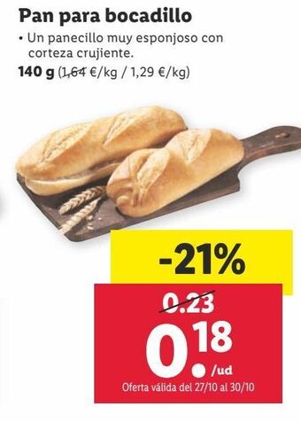Lidl Pan oferta