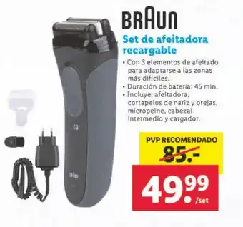 Lidl Afeitado braun oferta