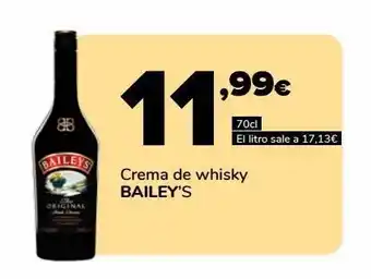 Crema de whisky baileys