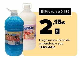 Supeco Fregasuelos leche de almendras o spa terymar oferta