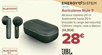 Carrefour Auriculares style 3 energy sistem oferta