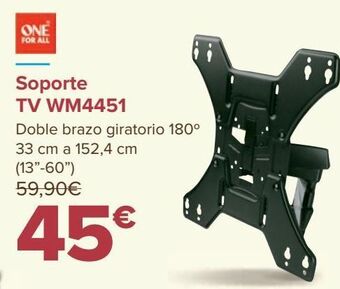 Carrefour Soporte tv wm4451 one for all oferta
