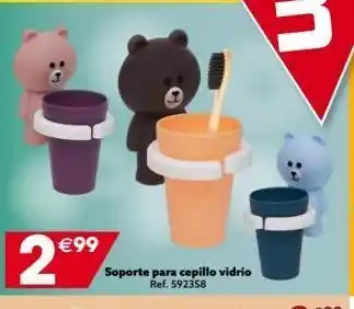 GiFi 2 €99 soporte para cepillo vidrio ref. 592358 oferta
