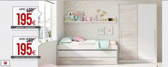 Atrapamuebles Armario correderas cama doble con estante oferta