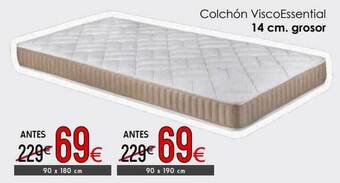 Atrapamuebles Colchón viscoessential 14 cm.grosor oferta