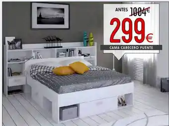 Atrapamuebles Cama cabecero puente oferta
