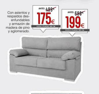 Atrapamuebles Sofa 2 plazas 140 cm sofa 3 plazas 180 cm oferta