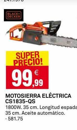 Bricoking Motosierra eléctrica cs1835-qs oferta