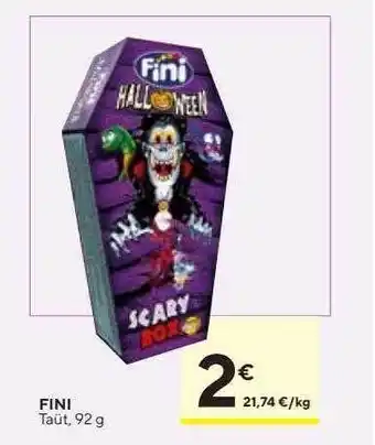 Caprabo Fini taüt oferta
