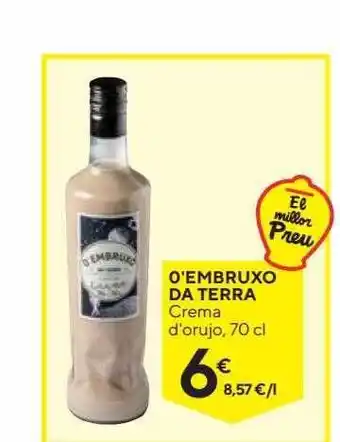 Caprabo O'embruxo da terra crema d'orujo oferta