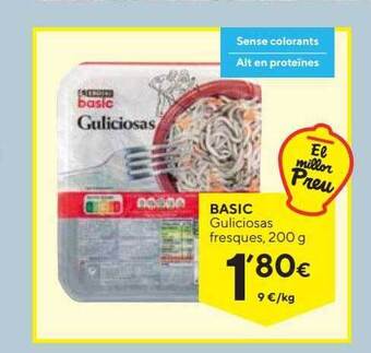 Caprabo Basic guliciosas fresques oferta
