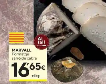 Caprabo Marvall formatge sarró de cabra oferta