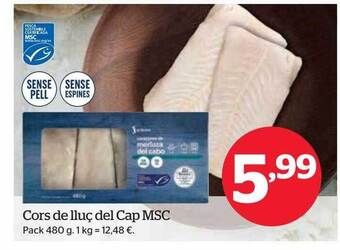 La Sirena Cors de lluç del cap msc pack oferta
