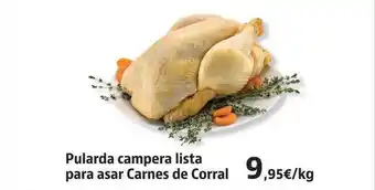 Supermercados Sánchez Romero Pularda campera lista para asar carnes de corral oferta