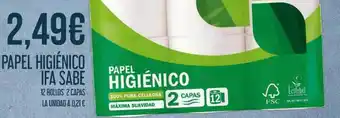 Claudio Papel higiénico ifa sabe oferta