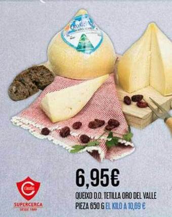 Claudio Queixo d.o. tetilla oro del valle pieza oferta