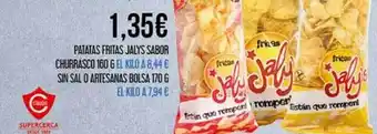 Claudio Patatas fritas jalys sabor churrasco sin sal o artesanas oferta