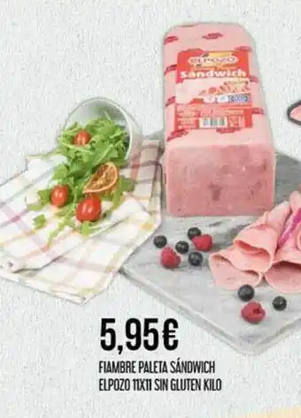 Claudio Fiambre paleta sándwich elpozo sin gluten oferta