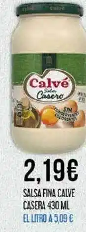 Claudio Salsa fina calve casera oferta