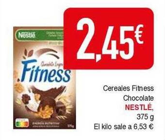 Masymas Cereales fitness chocolate nestlé oferta