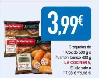 Masymas Croquetas de cocido jamón ibérico la cocinera el kilo oferta