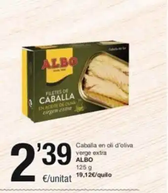 SPAR Fragadis Caballa en oli d'oliva verge extra albo oferta