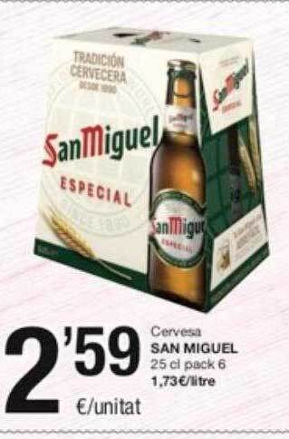SPAR Fragadis Cervesa san miguel oferta