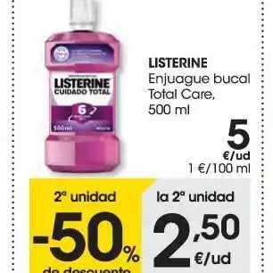 Eroski Enjuague bucal total care oferta