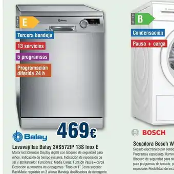 FROIZ Lavavajillas balay oferta