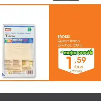 Eroski Queso tierno oferta