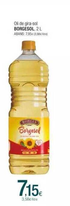 Condis Oli de gira-sol borgesol oferta