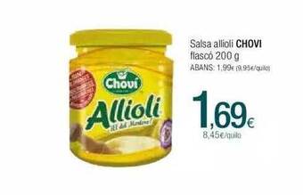 Condis Salsa allioli chovi flascó oferta
