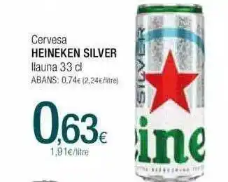 Condis Cervesa heineken silver oferta