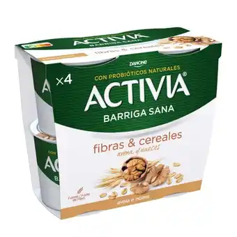 Masymas Yogur activia danone gama fibra y cereales oferta