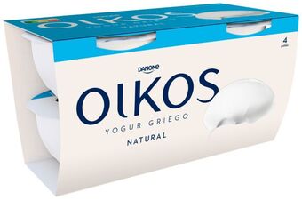 Claudio Yogur oikos danone natural o natural azucarado oferta