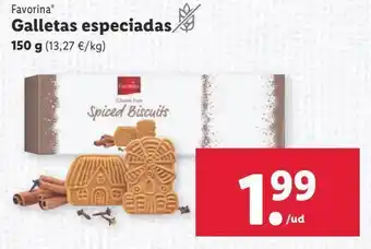 Lidl Galletas favorina oferta