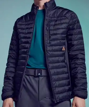 Chaqueta acolchada térmica combinada