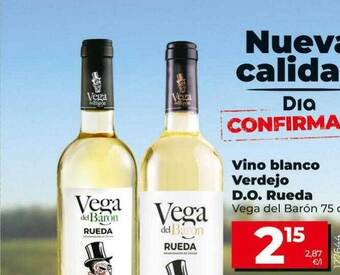 Dia Vino blanco verdejo d.o. rueda vega del barón oferta