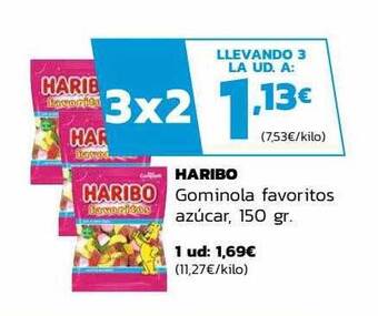 Supermercados Lupa Haribo gominola favoritos azucar oferta