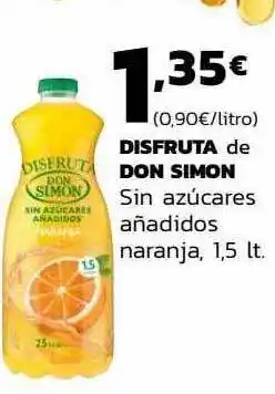 Supermercados Lupa Disfruta de don simon sin azucares añadidos naranja oferta