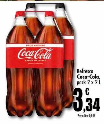 Unide Supermercados Refresco coca-cola pack 2 oferta