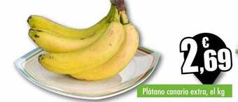 Unide Supermercados Plátano canario extra el kg oferta
