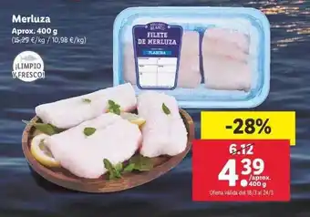 Lidl Merluza 400g oferta