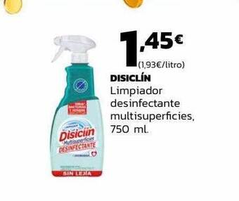 Supermercados Lupa Disiclin limpiador desinfectante multisuperficies oferta